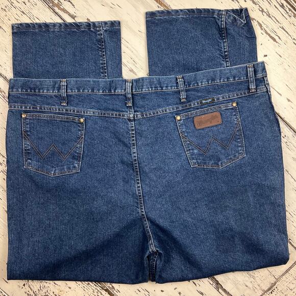 Wrangler cool vantage jeans 
men’s 50x32 slim fit dark wash 
36mcvds rn 130273 - Picture 3 of 7